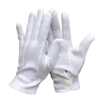 Cotton parade gloves