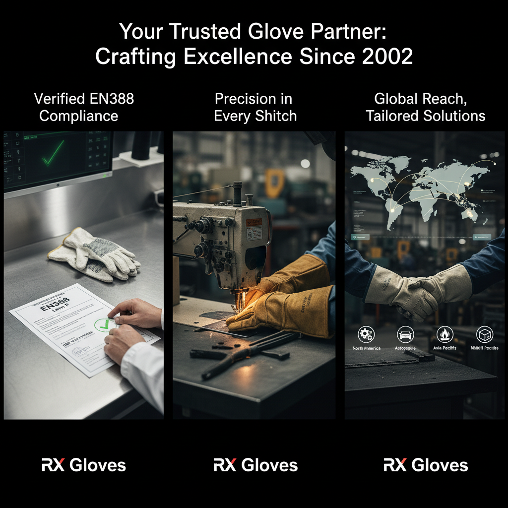 Worker wearing safety gloves with proper fit