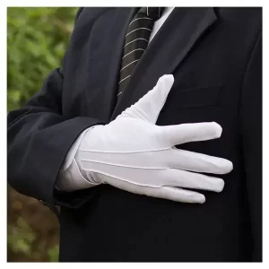 tuxedo gloves